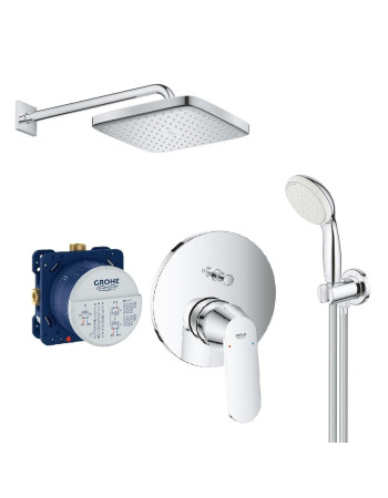 Душова система прихованого монтажу зі змішувачем Grohe Eurosmart Cosmopolitan New Tempesta 250 UA26415SC4