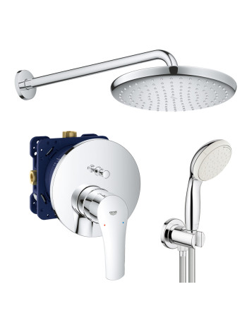 Душова система прихованого монтажу зі змішувачем Grohe Eurosmart New Tempesta 250 UA26416SC3