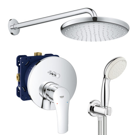 Душова система прихованого монтажу зі змішувачем Grohe Eurosmart New Tempesta 250 UA26416SC3