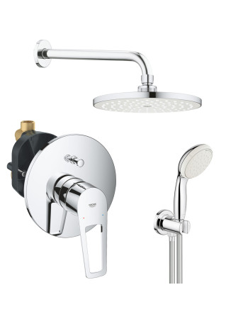 Душова система прихованого монтажу зі змішувачем Grohe BauLoop New UA2908100L