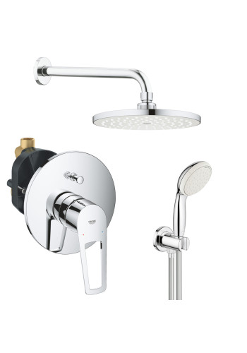 Душова система прихованого монтажу зі змішувачем Grohe BauLoop New UA2908100L Душова система прихованого монтажу зі змішувачем Grohe BauLoop New UA2908100L