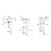 Комплект змішувачів для ванної кімнати з термостатом Grohe Eurosmart New UA34101TM0