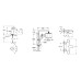 Комплект змішувачів для ванної кімнати з термостатом Grohe Eurosmart New UA34102TS0