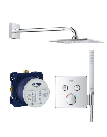 Душова система прихованого монтажу з термостатом Grohe Grohtherm SmartControl UA3450600A