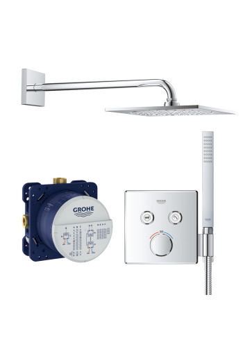 Душова система прихованого монтажу з термостатом Grohe Grohtherm SmartControl UA3450600A Душова система прихованого монтажу з термостатом Grohe Grohtherm SmartControl UA3450600A