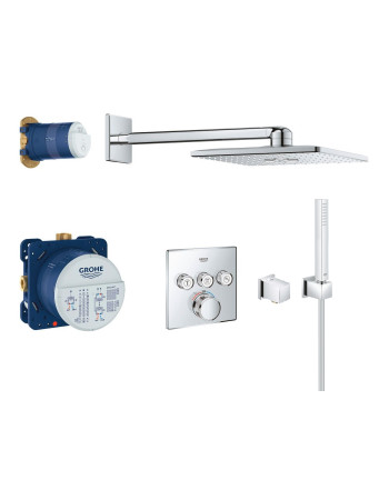 Душова система прихованого монтажу з термостатом Grohe Grohtherm SmartControl UA3470600A