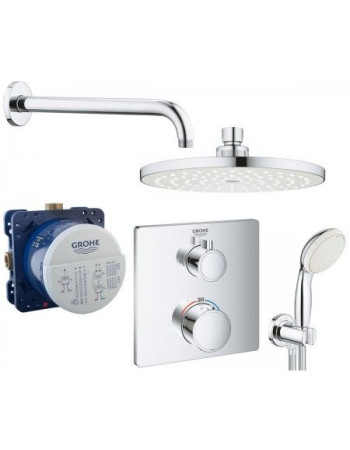 Душова система прихованого монтажу з термостатом Grohe Grohtherm UA3472900A