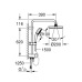 Душова система із перемикачем Grohe New Tempesta System 27389002