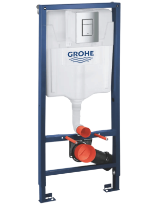 Інсталяція для унітаза Grohe Rapid SL з кріпленнями й клавішею змиву 38772001