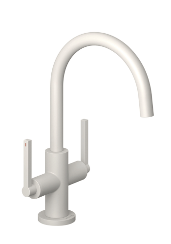 Змішувач для раковини KLUDI NOVA FONTE Puristic 20118O215 сіро-бежевий матовий