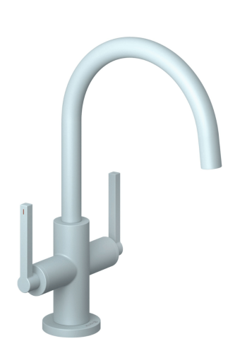 Змішувач для раковини KLUDI NOVA FONTE Puristic 20118O415 блакитний матовий