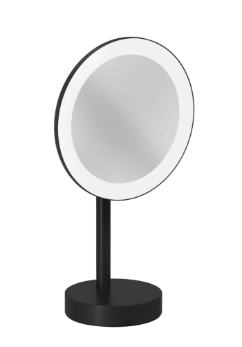 Косметичне дзеркало з LED-підсвічуванням KLUDI VELA R 5899539F чорний матовий