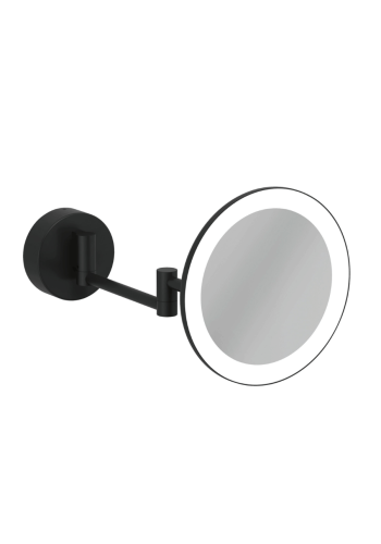 Косметичне дзеркало з LED-підсвічуванням KLUDI VELA R 5899539W чорний матовий