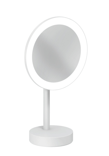 Косметичне дзеркало з LED-підсвічуванням KLUDI VELA R 5899553F білий матовий