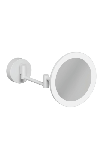 Косметичне дзеркало з LED-підсвічуванням KLUDI VELA R 5899553W білий матовий