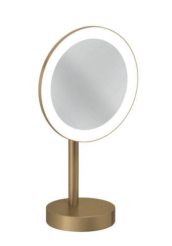 Косметичне дзеркало з LED-підсвічуванням KLUDI VELA R 58995N1F брашована бронза
