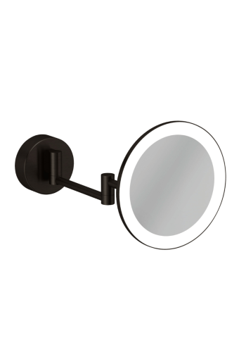 Косметичне дзеркало з LED-підсвічуванням KLUDI VELA R 58995N2W збройова сталь