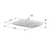 Верхній душ KLUDI FRESHLINE, 300 х 220 мм, 6445005-00