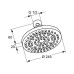 Верхній душ ECO, 250 мм KLUDI A-QA, 6652105-00