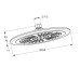 Верхній душ KLUDI FRESHLINE, 250 мм, 6751105-00