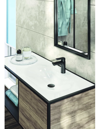 Змішувач для раковини 100 KLUDI PURE&STYLE, чорний матовий, 402903975