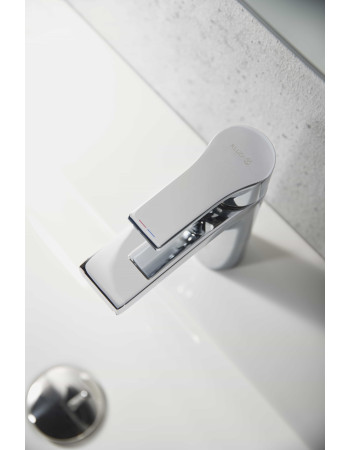 Змішувач для раковини 100 KLUDI ZENTA SL, донний клапан PUSH-OPEN, 482980565