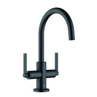 Змішувач для раковини KLUDI NOVA FONTE Puristic, чорний матовий, 201183915