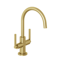 Змішувач для раковини KLUDI NOVA FONTE Puristic 20118N015 брашоване золото