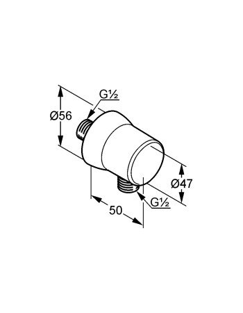 З’єднання для шланга DN 15, 6306005-00