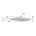 Верхній душ KLUDI FRESHLINE 400 x 260 мм, 6440005-00