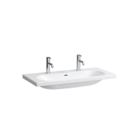 Раковина Laufen Lua з 2 отворами для змішувача і переливом H8100890001071