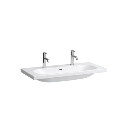 Раковина Laufen Lua з 2 отворами для змішувача і переливом H8100890001071
