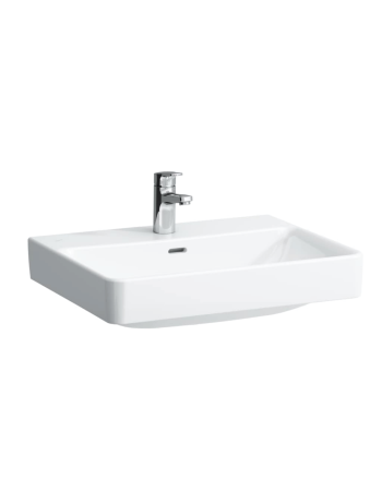 Підвісна раковина Laufen Pro S з отвором для змішувача і переливом H8109630001041