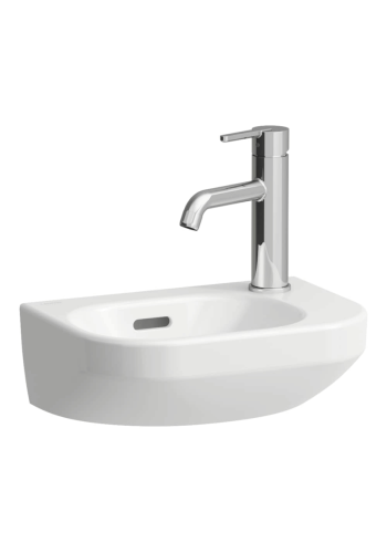 Раковина Laufen Lua з отвором для змішувача і переливом H8150800001061 Раковина Laufen Lua з отвором для змішувача і переливом H8150800001061