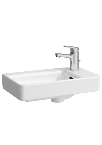 Асиметрична раковина Laufen Pro S з отвором для змішувача і переливом H8159540001041