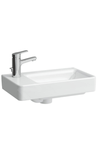 Асиметрична раковина Laufen Pro S з отвором для змішувача і переливом H8159550001041