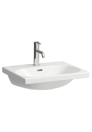 Раковина Laufen Lua з отвором для змішувача і переливом H8160820001041 Раковина Laufen Lua з отвором для змішувача і переливом H8160820001041