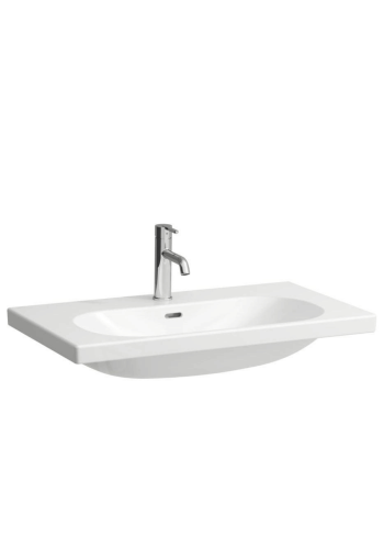 Раковина Laufen Lua з отвором для змішувача і переливом H8160870001041 Раковина Laufen Lua з отвором для змішувача і переливом H8160870001041