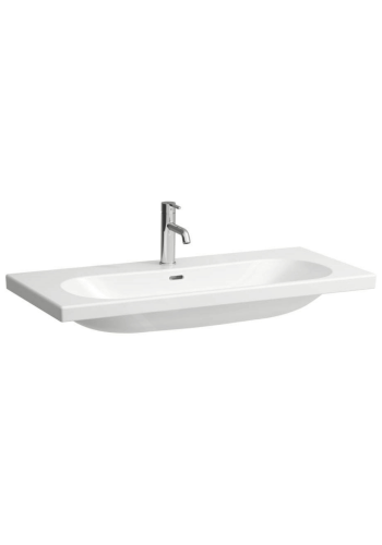 Раковина Laufen Lua з отвором для змішувача і переливом H8160890001041 Раковина Laufen Lua з отвором для змішувача і переливом H8160890001041