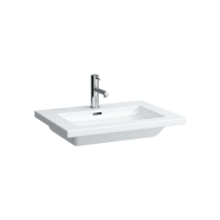 Врізна раковина Laufen Living Square з отвором для змішувача і переливом H8164310001041
