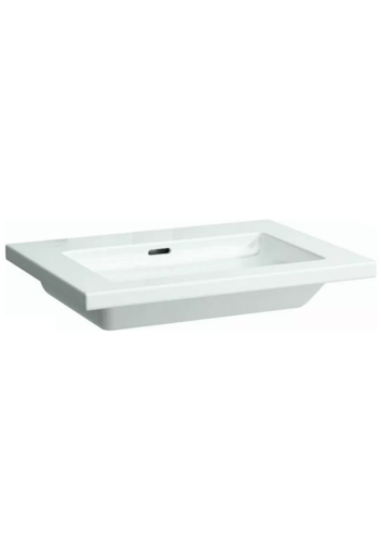Врізна раковина Laufen Living Square з переливом без отвору для змішувача H8164310001091 Врізна раковина Laufen Living Square з переливом без отвору для змішувача H8164310001091