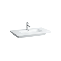 Врізна раковина Laufen Living Square з отвором для змішувача і переливом H8164330001041