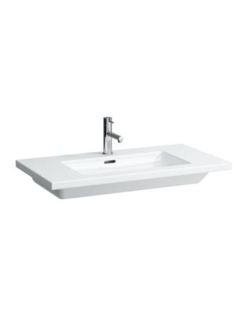Врізна раковина Laufen Living Square з отвором для змішувача і переливом H8164340001041
