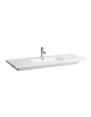 Врізна раковина Laufen Living Square з отвором для змішувача і переливом H8164350001041