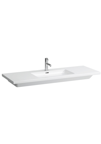 Врізна раковина Laufen Living Square з отвором для змішувача і переливом H8164350001041 Врізна раковина Laufen Living Square з отвором для змішувача і переливом H8164350001041