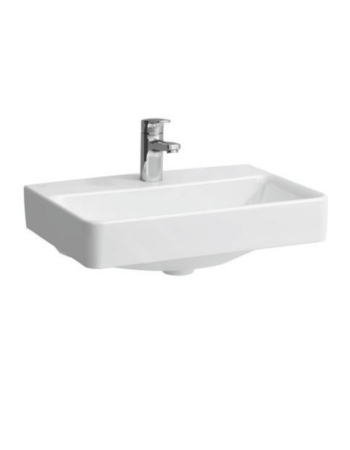Врізна раковина Laufen Pro S Compact з отвором для змішувача і переливом H8189580001561