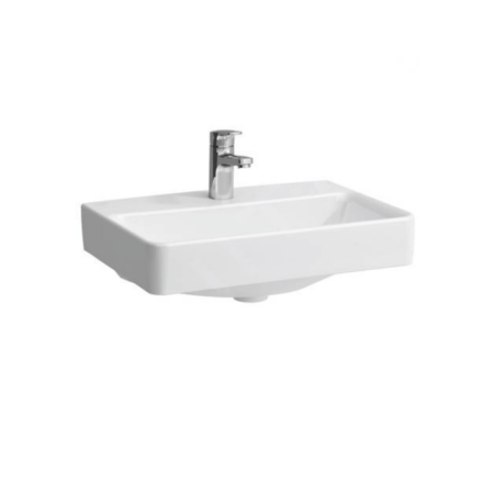 Врізна раковина Laufen Pro S Compact з отвором для змішувача і переливом H8189580001561