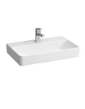 Врізна раковина Laufen Pro S Compact з отвором для змішувача і переливом H8189590001561