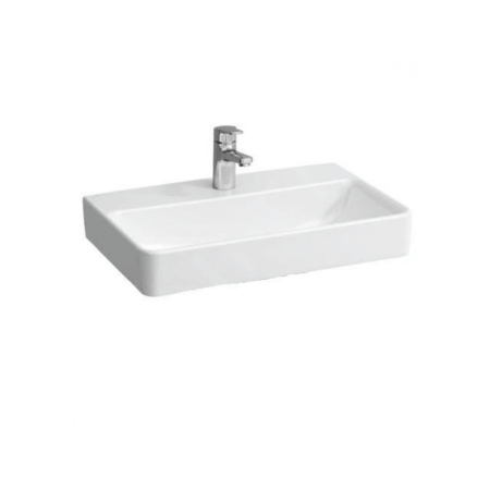 Врізна раковина Laufen Pro S Compact з отвором для змішувача і переливом H8189590001561