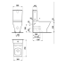 Унітаз-компакт Laufen Palace H8247060000001, з кришкою soft close